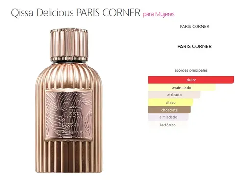 Qissa Delicious Paris Corner Edp Mujer Decant Vidrio 5ml