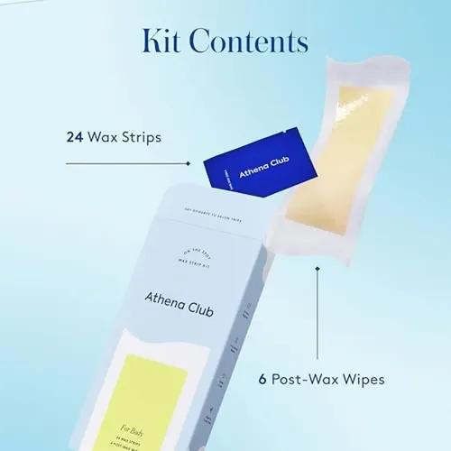 Kit De Tiras De Cera Para Cuerpo Athena Club