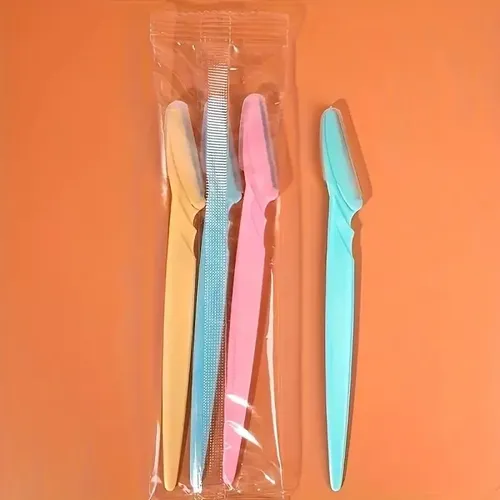 Pack 12 Rasuradores De Cejas Y Vello Facial Rosa