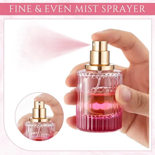 6 Botellas De Colonia De Perfume De 30 Ml Vacías