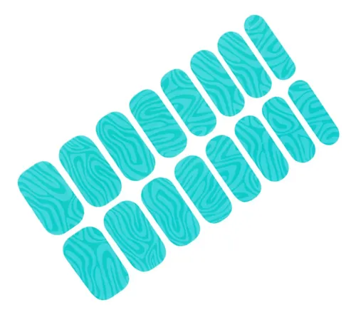 4 X 2×16 Piezas De Pegatinas De Gel Para Uñas, 4 Piezas