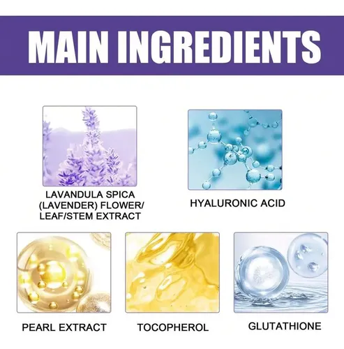 Hy./ Crema Jaysuing Lavender Pearl Para La Piel, Hidrata Y