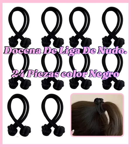 A Docena Y Liga Y Nudo, Cabello, Negro, Resistente