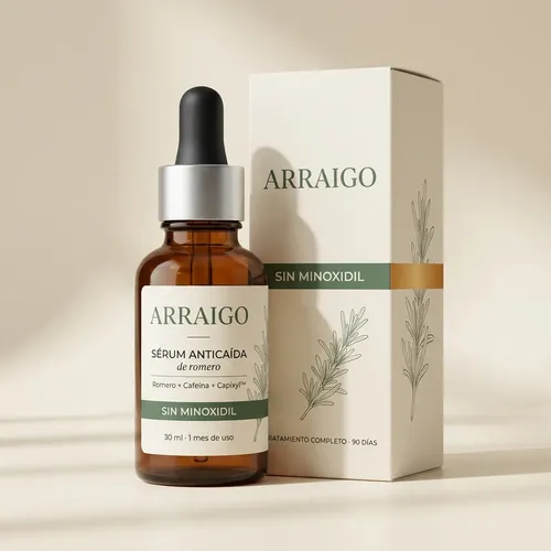 3 Serum Capilar Anticaida Arraigo Romero Cafeina 30ml