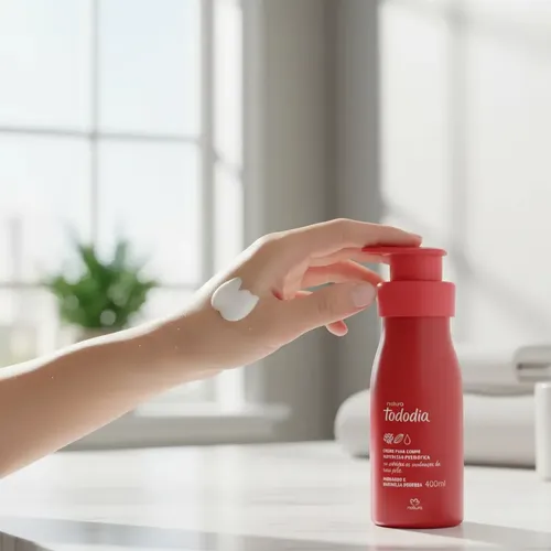 Crema Nutritiva Tododia Frutilla Y Vainilla Dorada Natura