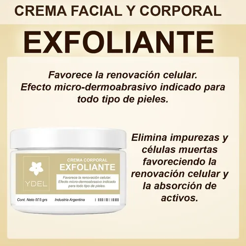 Masajeador Exfoliante 5en1 + Crema Facial Y Corporal Rosa