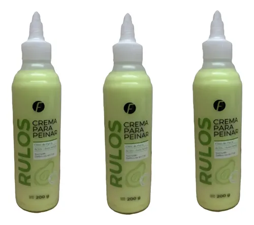 Frilayp Crema Para Peinar Rulos 200 Gr Oleo De Palta 3 Uni