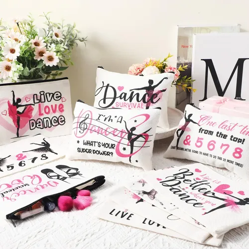 Bolsas De Maquillaje De Lona Dancer Appreciation Gifts Para