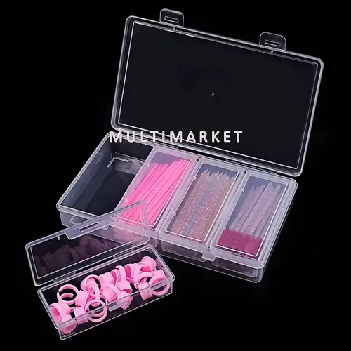 Kit De Cepillos Micro Hisopos Anillos Palitos C/organizador