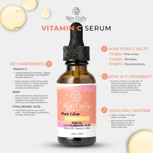 Serum Antioxidante Vitamina C Ácido Hialurónico 30 Ml
