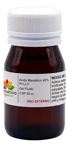 Acido Mandelico 40% Peeling Acne Manchas Fotodaño Arrugas