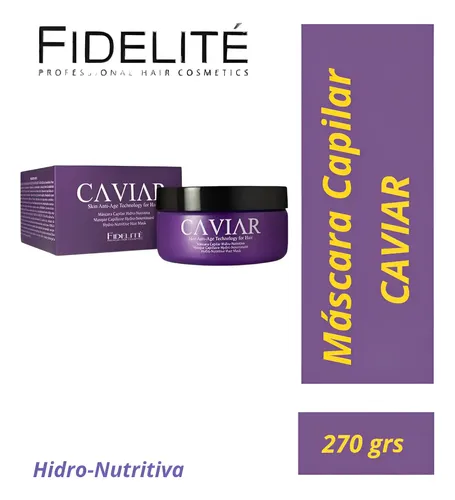 Máscara Capilar Hidratacion Nutricion Caviar 250ml Fidelite