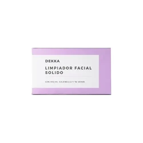 Limpiador Facial Sólido Dekka Vegano 70g Con Aceite Coco Y Oliva
