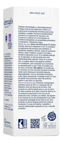 Dermaglós Protector Solar Fps50 Facial Efecto Seco Matifica