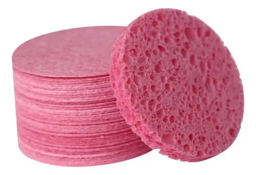 Esponjas Faciales Comprimidas, Absorbentes, Duraderas Y Exfo