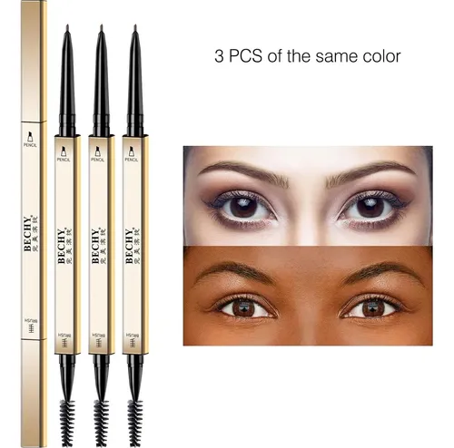 Lápiz De Cejas 3u Marrón Bechy