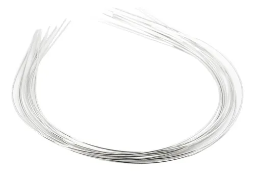 Juego De 2 Bandas Lisas De Acero Inoxidable Para El Pelo, 10