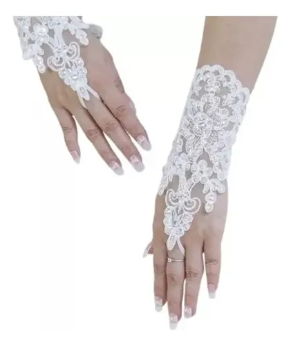 Z.h Kit De Accesorios For Novia, Velo Y Guantes