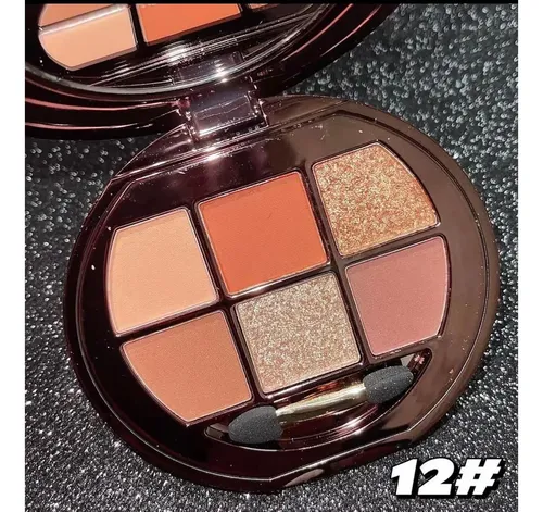 Paleta Glitter Xfexm 6 Colores