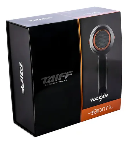 Taiff Secador Pelo Profesional Vulcan 2400w Digital Negro Cs