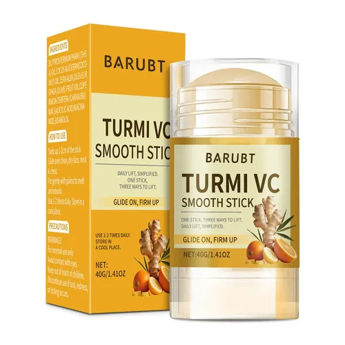 Crema En Barra Para Rostro Y Cuello Con Cúrcuma Barubt Para