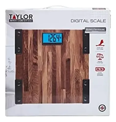 Báscula Digital Taylor Precision Products C/wifi Mad Marrón.