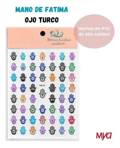 Stickers P Uñas Manicuria Decoración Autoadhesivas Pack X3