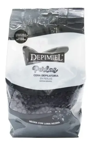 Cera Depimiel En Perlas Negra Con Lama 400g