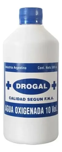 Agua Oxigenada Vol. 10 Drogal 1000ml Pack X6 Unidades Tono Sin tono