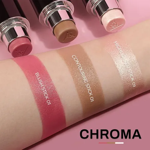 Set De Barras Para Contorno Facial, Barra Iluminadora Y Barr