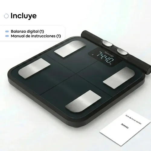 Balanza Digital Bluetooth Personal Bioimpedancia Composición Corporal Segmentada Medición Completa