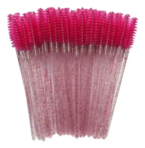 50 Unidades Cepillos Desechables Pestañas Cejas Smlashes