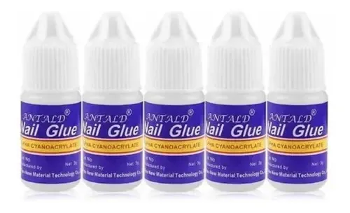Pegamento X5 Nail Glue Para Uñas Postizas Tips Strass Gotero