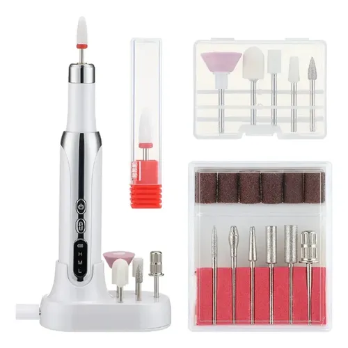 Set De Lima Eléctrica Para Uñas, Kit De Reparación Y Limado,