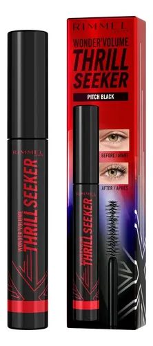 Máscara De Pestañas Rimmel Thrill Seeker Pitch Black