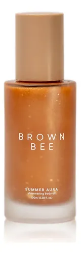 Aceite Corporal Iluminador Con Perlas Brown Bee 100ml