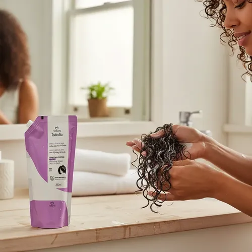 Crema Para Peinar Rizos Tododia Mora Y Aceite De Coco 280ml