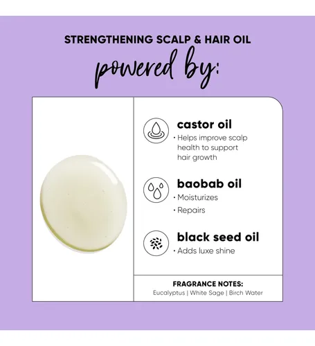 Aceite Capilar Hask, 120 Ml, Castor & Baobab Scalp Secret