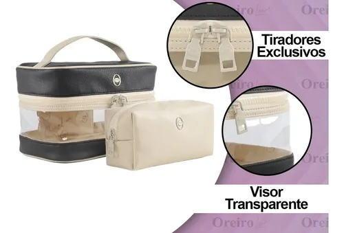 Organizador De Accesorios Set Neceser Cofre Porta Cosmeticos