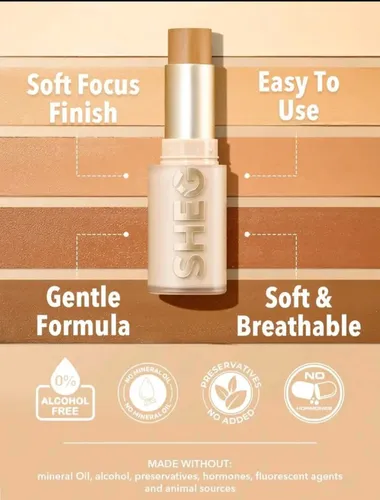 Base En Barra De Alta Cobertura Skin Magnet Sheglam Tono Butterscotch