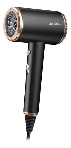 Secador De Pelo Suono Pro Glow Up Con Función Frío Color Negro