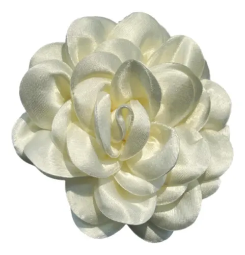 Broche De Flores De Camelia Para Mujer, Pinza De Pelo Grande