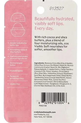 Bálsamo Eos Leche De Coco 11×0.25 Oz