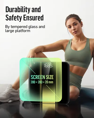 Bathroom Scale Runstar Digital 280kg Led Tempered Glass