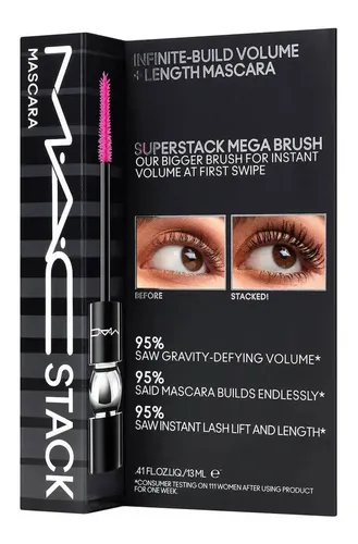 Mascara De Pestañas Mac Stack Mega Brush 12ml
