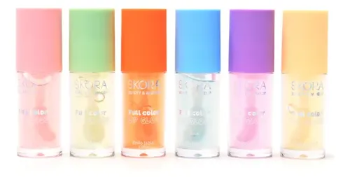 Brillo Labial Lip Gloss Aplicador Skora Full Color Beauty