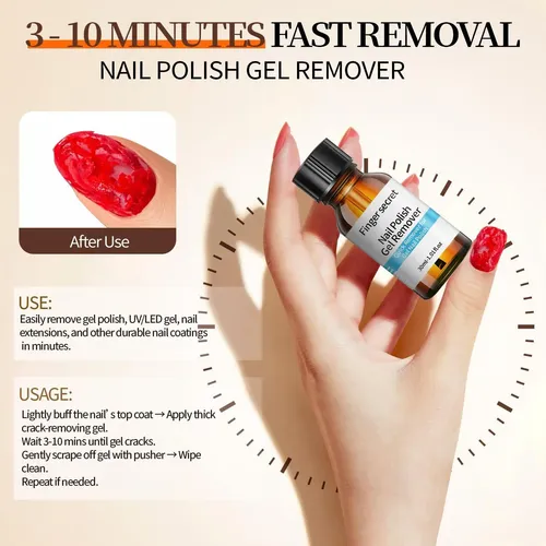 Set Removedor De Gel Para Uñas De Carmein 2×30 Ml