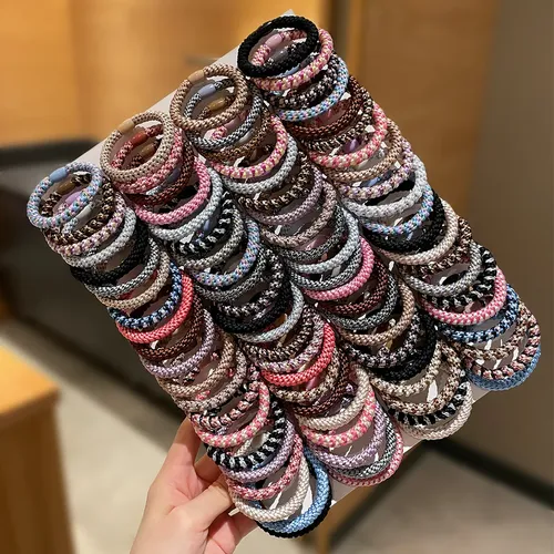 30 Unidades De Cintas Para El Cabello De Colores Mezclados D