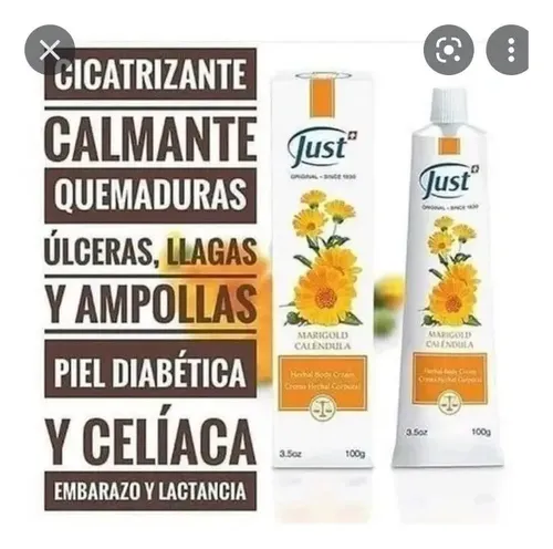 Crema De Caléndula Just 25 Gramos