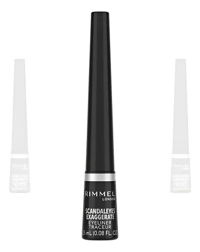 Rimmel Delineador De Ojos Líquido Exaggerate 001 Black